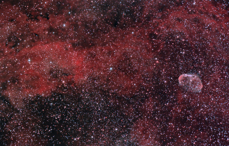 Crescent Nebula Wide Field