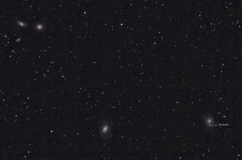 M95 with 2012 Supernova